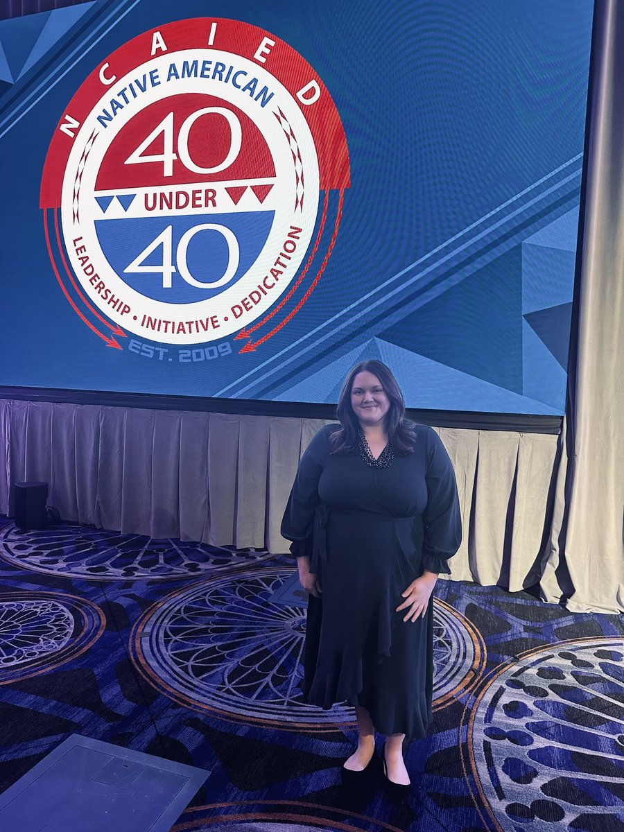 We are delighted to announce that one of our own team members, Whitney, has been selected for the prestigious 40 under 40 award by the National Center for American Indian Economic Development @ncaied NAAF is immensely proud of you, Whitney! 🎉 #RES2024