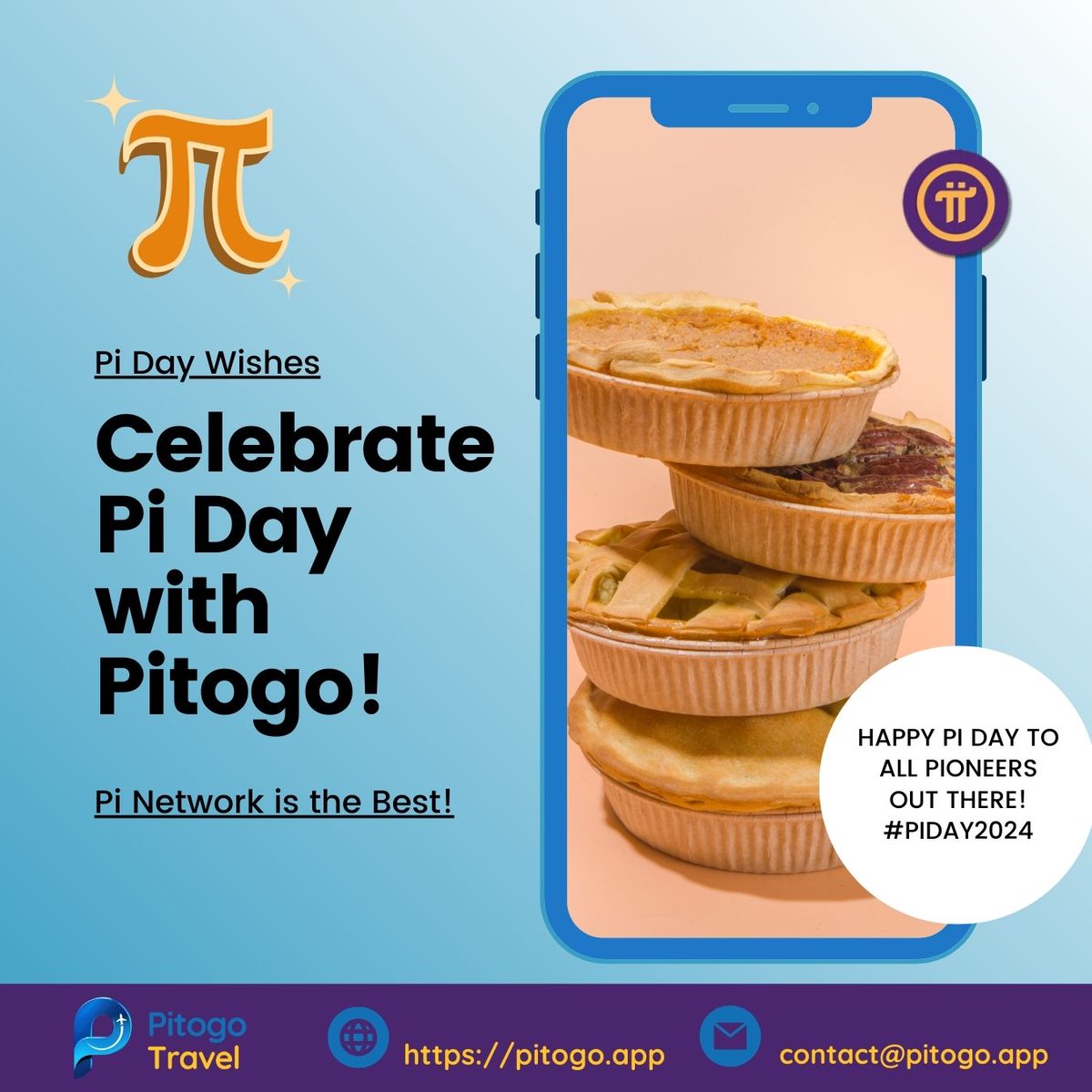 Pi Day is a celebration of community, innovation, and the spirit of exploration. Let's celebrate this special day with joy, gratitude, and a renewed sense of purpose. Happy Pi Day, everyone! 🎉🥧 #PiDay #PiNetwork #PitogoCelebrates