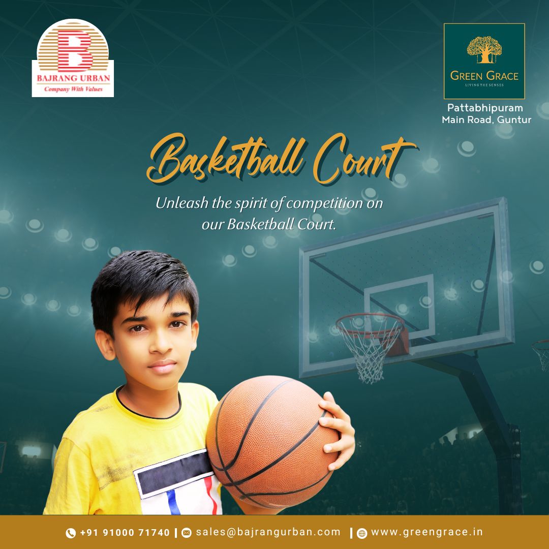GreenGraceProj's tweet photo. Designed for both casual games and spirited tournaments, this court is where residents come together for the love of the game.
Visit: https://t.co/ut77gNqyH5 or reach us at 91- 863 2240115.
#Greengrace #Guntur #Basketball #LoveForTheGame #BasketballUnity #CourtForAll #GameLove https://t.co/HequRlHZ82