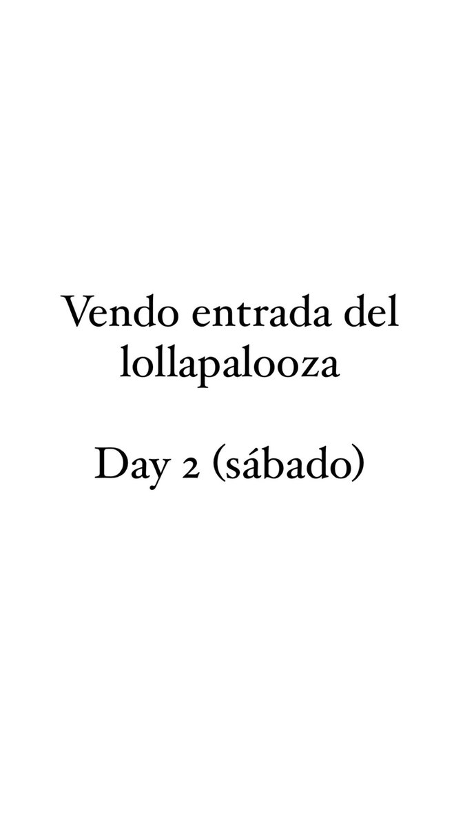 candelamachado1's tweet photo. #Lollapalooza #LollaAR https://t.co/s0hBktsxiR