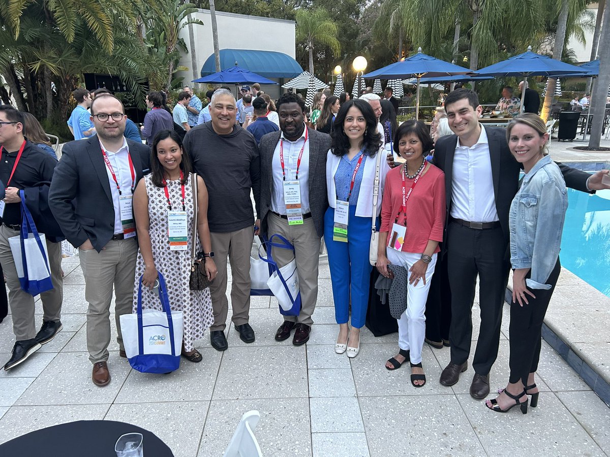 #acro2024 poolside reception with great mentors and friends!
