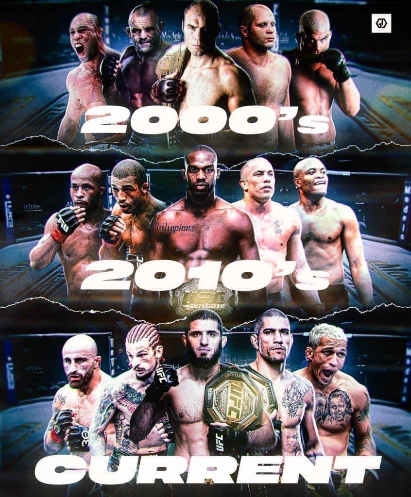 MMAUNCENSORED1's tweet photo. Which ERA of MMA Was Your Favorite? 
#UFC #MMA https://t.co/y1P2RYZHkn