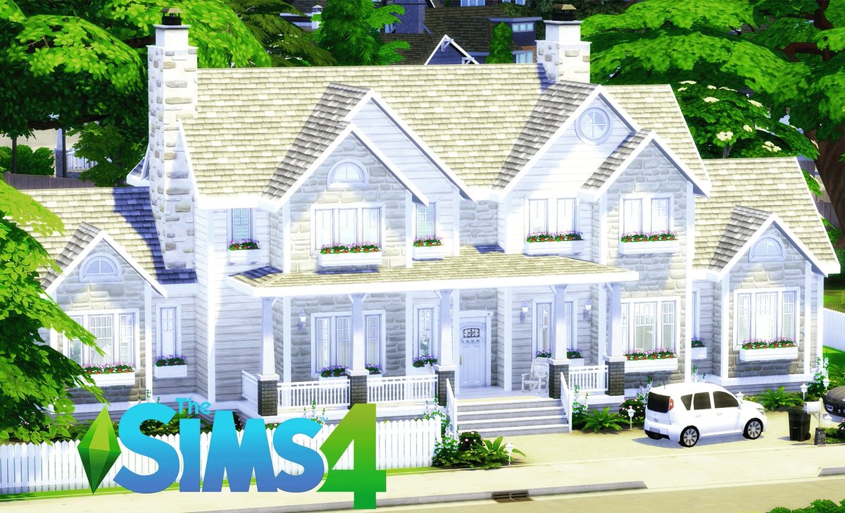 Simventure77's tweet image. Speedbuild up on my Youtube channel Simventure77 ⚒️ 
Light and Airy suburban home -No CC