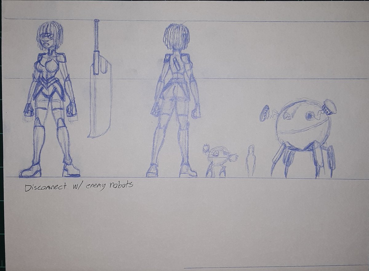 blkfstredblades's tweet photo. Okay. Trying to learn these animation lessons and made at least a figure base. Enemies are just circles. Robots but circles. Let's go #beginneranimation #animation2d https://t.co/OKZdwCqaO0