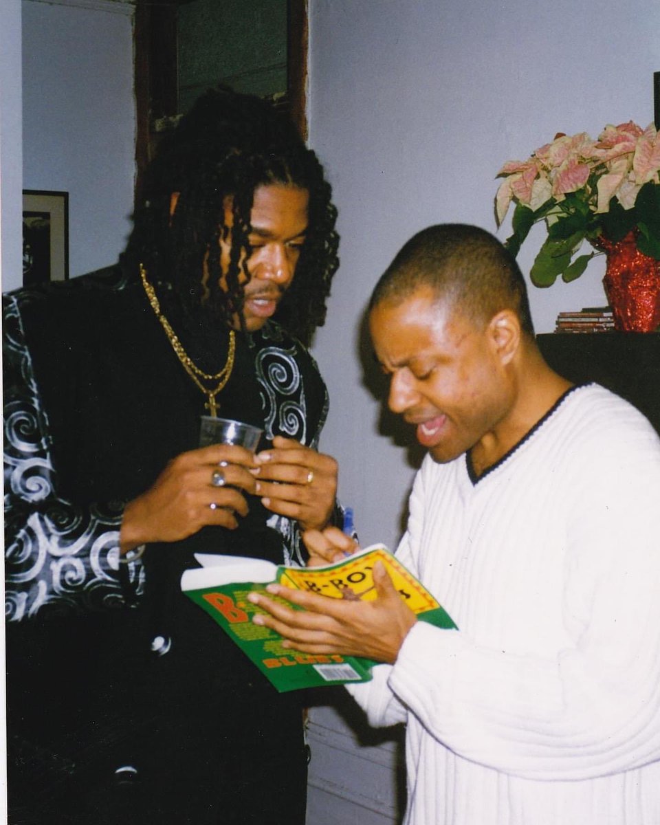 Picture it: Harlem, March 1996. Two Brooklyn Boiz meet and become Besties 4 Life.☺️🤗😁 Wishing Nathan “Jahi” Simmons—my Brother From Another Mother & Jood Judy 4ever—a better than jood 🎂! Love u 2 the 🌙 & back! 🥳🎈🎁🍾💐👑✊🏽🤎