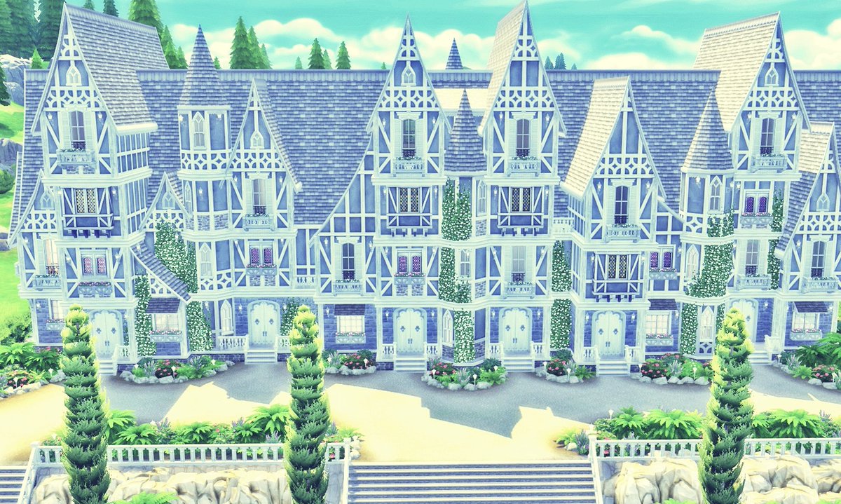 Simventure77's tweet image. Tudor style apartments Speedbuild on my youtube channel Simventure77 ⚒️