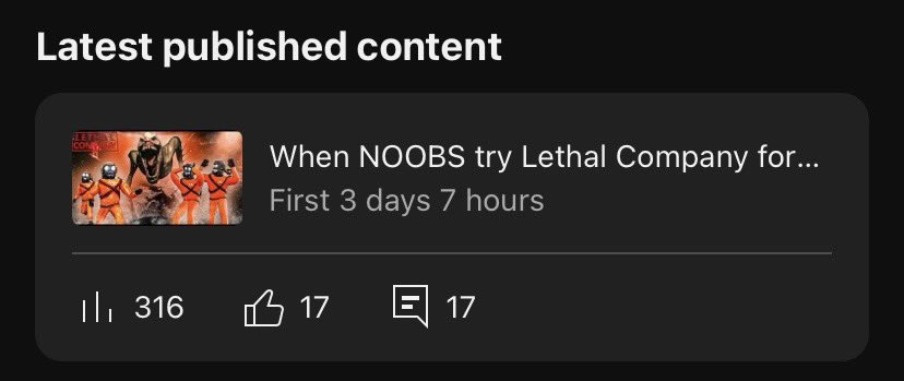 cthster's tweet photo. Wow! THANKS FOR ALL THE LOVE ON THE NEW VID SO FAR! More vids on the way! #lethalcompany https://t.co/YBHMYXFh6y
