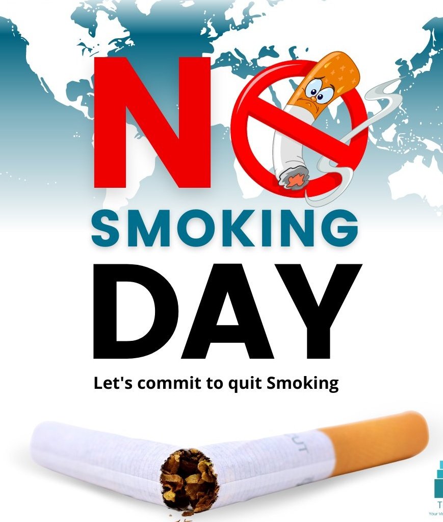 Every puff steals your breath and robs your health. Reclaim your life. Quit today

#WorldNoSmokingDay