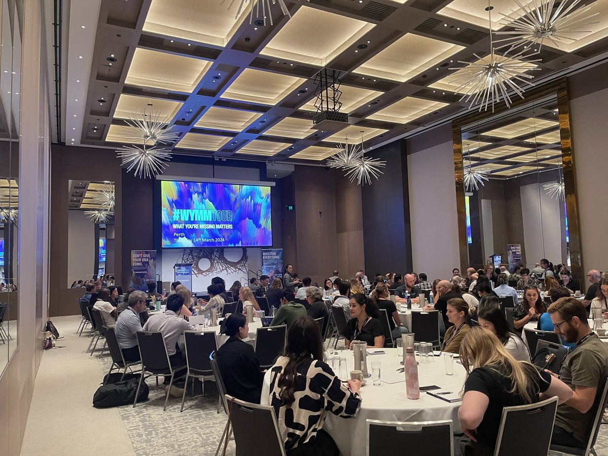 Standing room only at the first stop of the ANZ #WYMM tour <a href="/nanopore/">Oxford Nanopore</a>