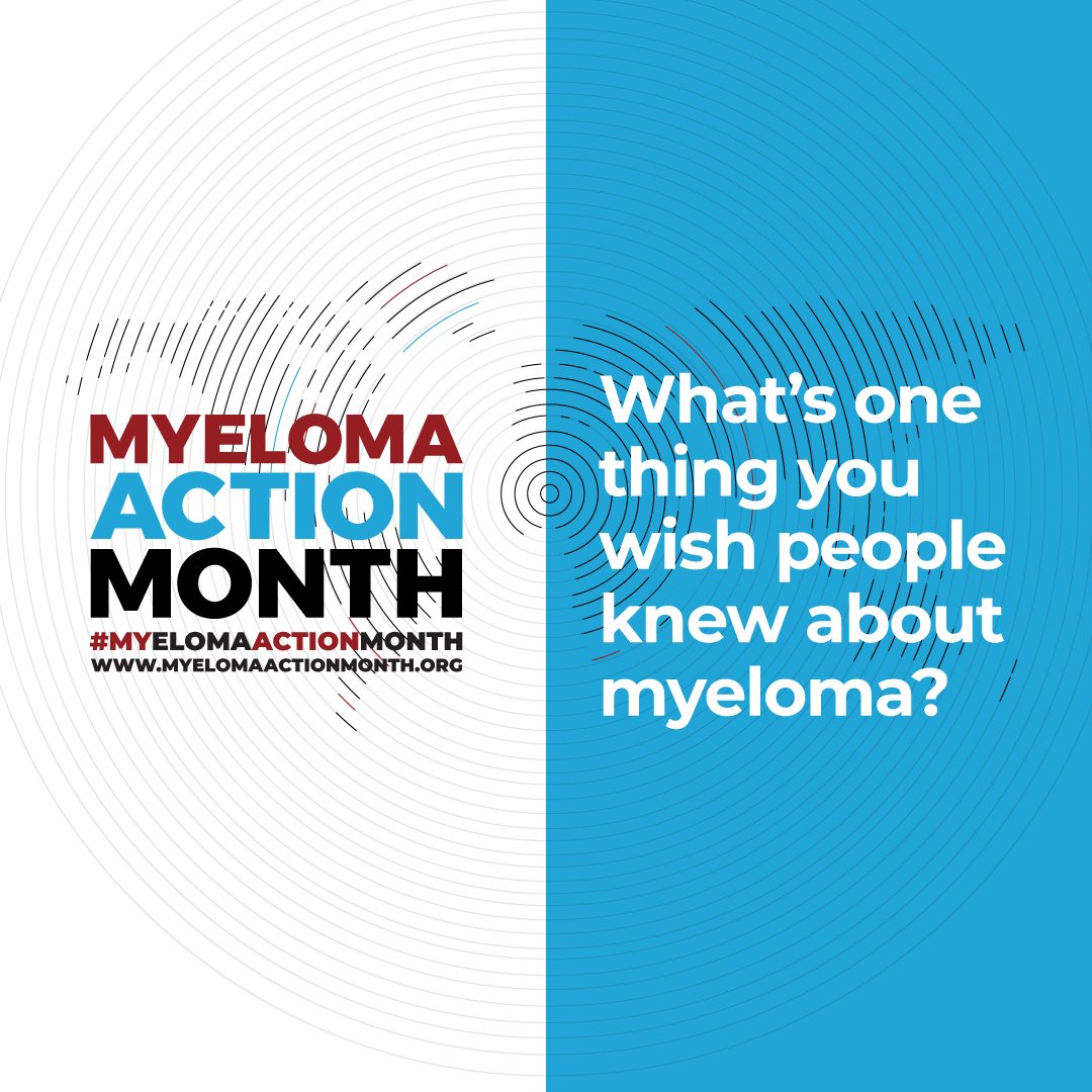 This #MyelomaActionMonth, we're asking you to share something you wish people knew about multiple myeloma.

Thank you, <a href="/thebindingsite/">Binding Site</a>, for helping raise awareness.