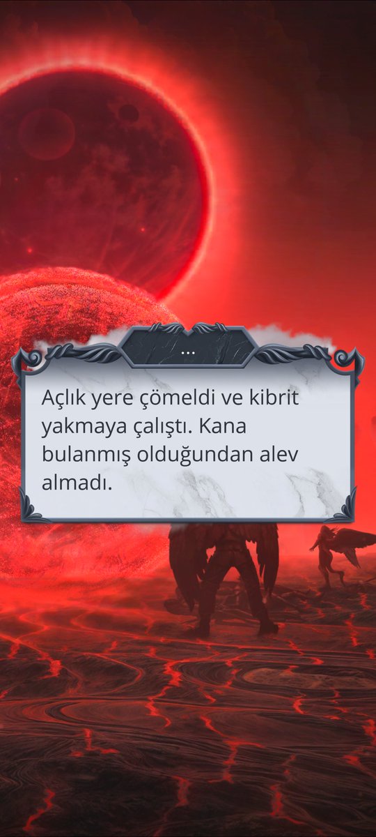 Tüm gs2 evreni yok olurken açlık: