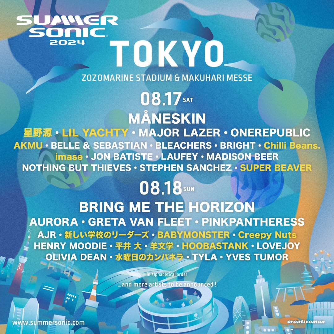 SUMMER SONIC tweet media