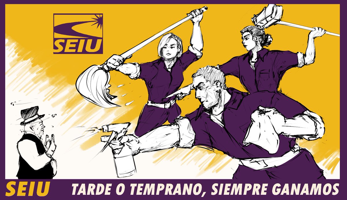 SocEngineCore's tweet image. SEIU labor art stuff