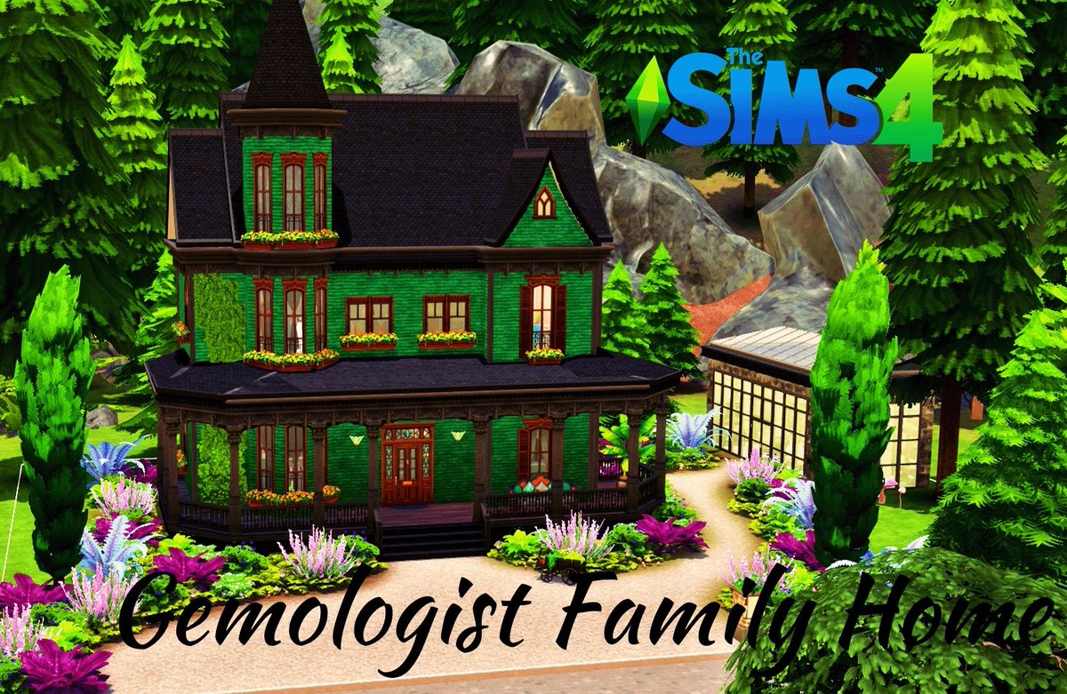Simventure77's tweet image. Gemologist family home 
Sims 4 speedbuild on my youtube channel Simventure77
