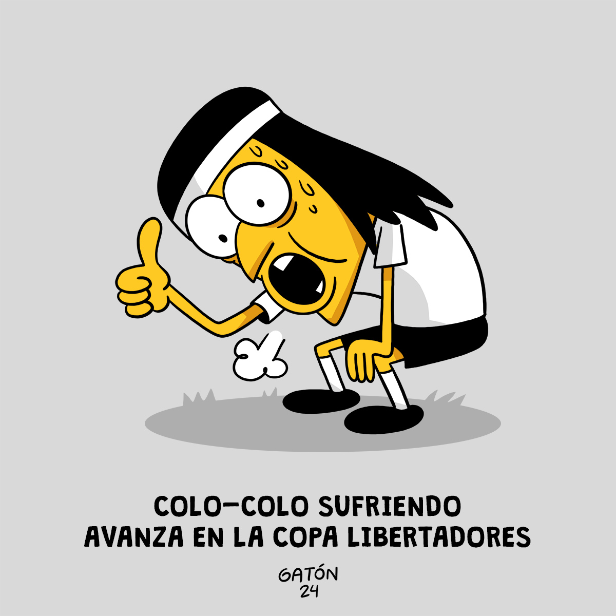 ¡Bien #colocolo, mal la cancha!