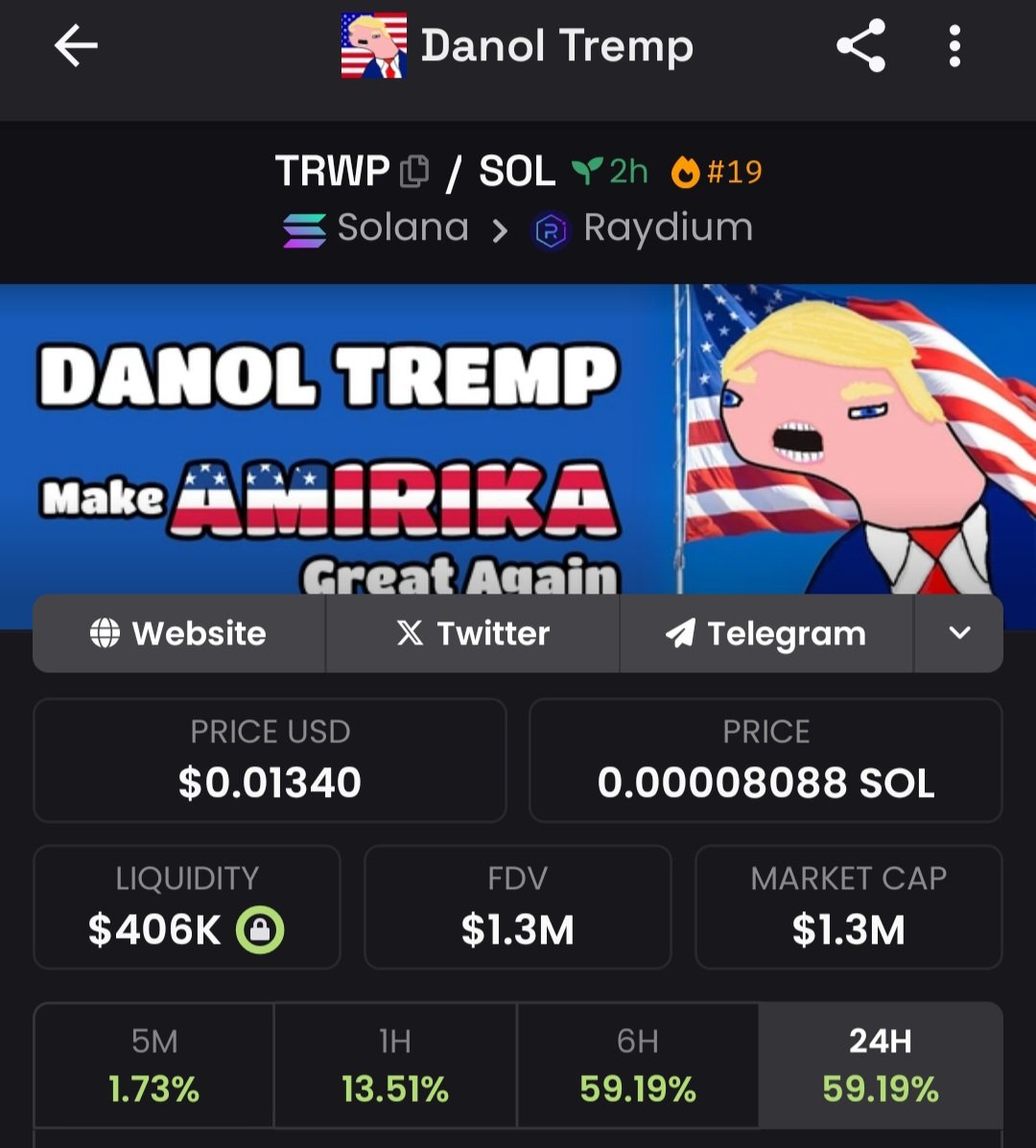 blessed_mayor's tweet photo. $TRWP

Just launched.
Raised on Solanapad with 3,000 SOL in 7 mins. Team burning burn 1100 sol👀

CA: 5DANMZQrrKKJna7QMteohHbZaCffjDDcBDmgmXYoJBbv

Social links: 
TG: https://t.co/XkKPmfHGhJ
X: https://t.co/dzNQwZQYGr https://t.co/aaDQw4lDNN