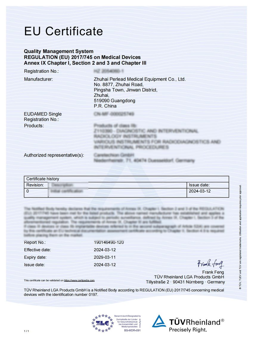 PerloveMedical's tweet photo. 🎉 Breaking News
🇨🇳China First !#Perlove Medical's PLD9600 Series achieves a groundbreaking milestone as the first domestic #DRF in China to secure EU CE Certification! 🌟 #CECertification
Join us in celebrating this momentous achievement in medical innovation! https://t.co/lwWfMbGKKN