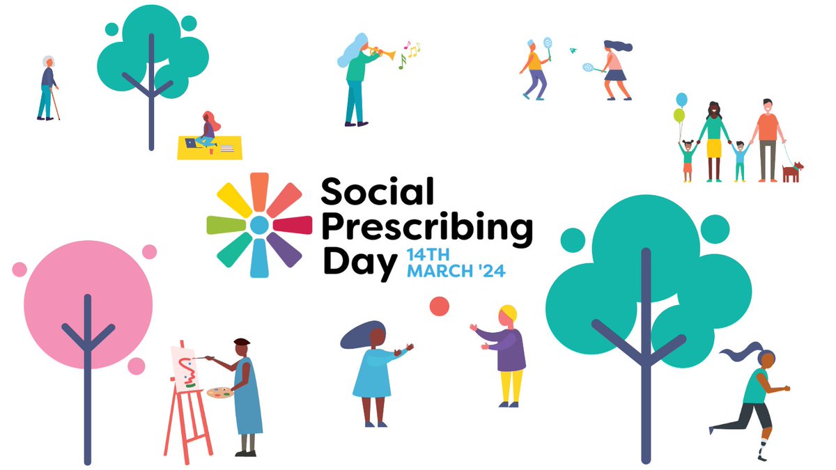 🎉 Happy Social Prescribing Day! 🎉 Today, let's celebrate the power of connection, community, and holistic health. Whether it's through art, nature, or support groups, social prescribing enhances well-being by addressing the root causes of health issues. #SocialPrescribingDay