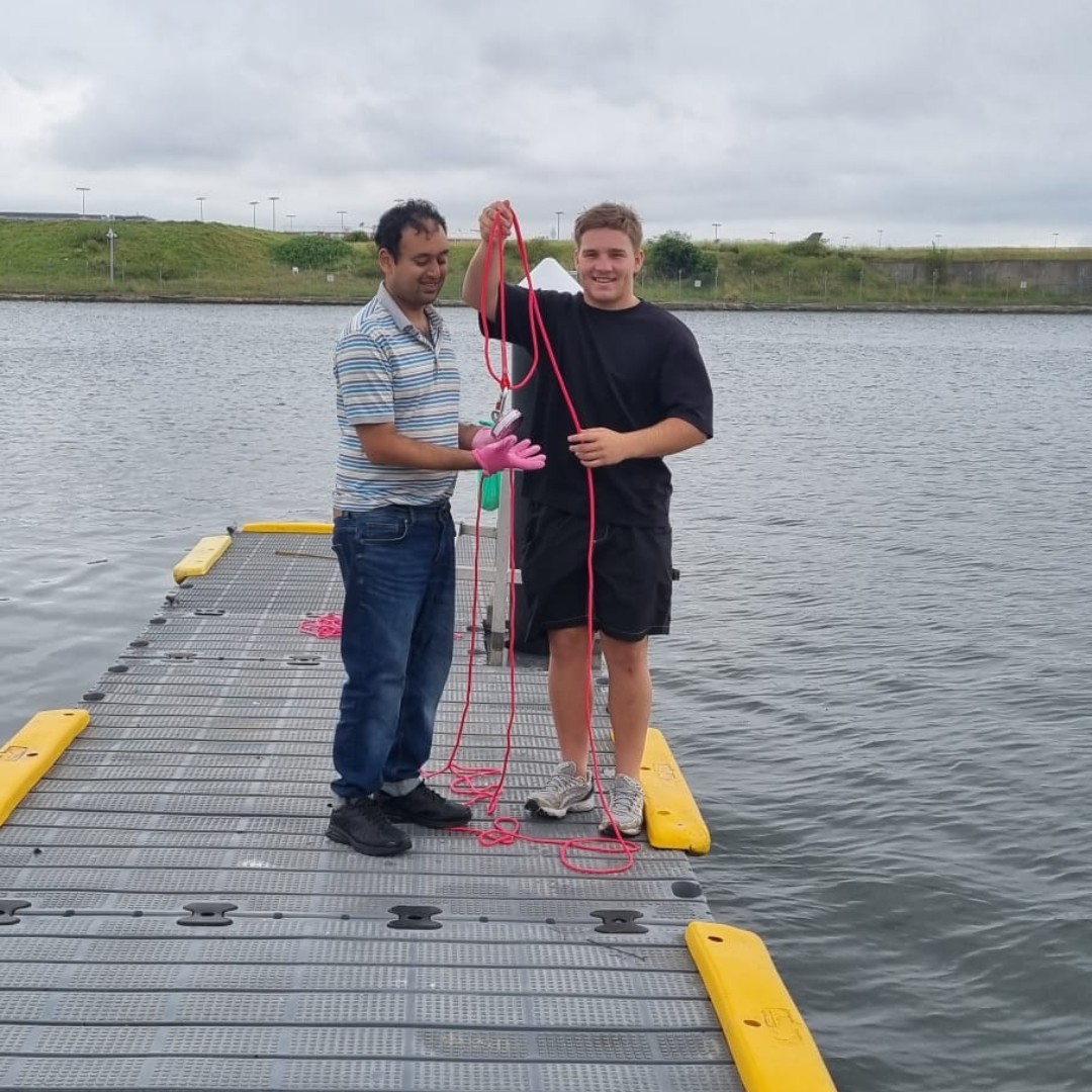 Where land meets water, the adventure begins! 🎣 Exploring the art of magnet fishing from the shore. Our Participants are always learning new fun and adventurous skills! #WeAreWindgap #creatingOpportunties