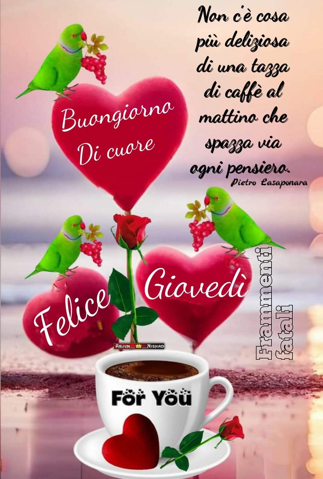 alessandro fiorenza on X: Buongiorno buon giovedì ☕️🥐🤗😘👋  t.coRlh8f9Fv8y  X