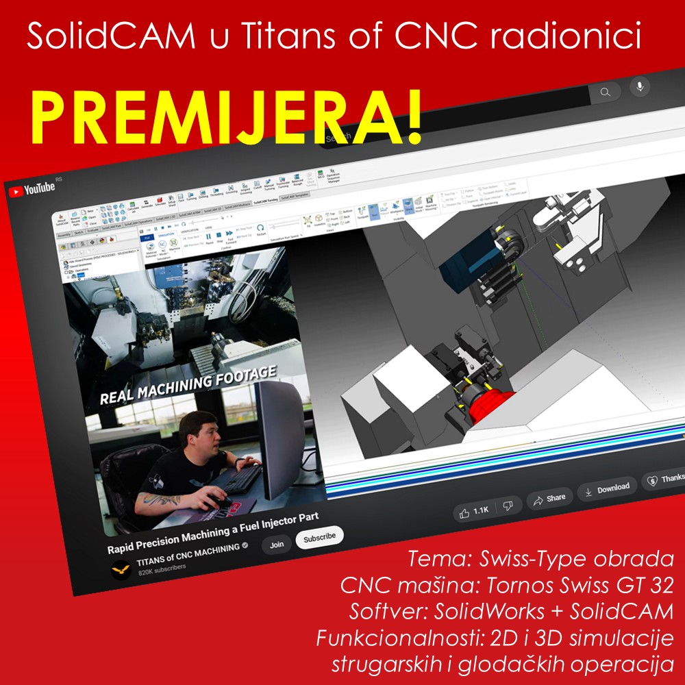 Solfins3D's tweet image. Dugo čekano partnerstvo SOLIDCAM i TITANS OF CNC konačno pred vama! Pogledajte VIDEO premijeru: solfins.com/blog/solidcam-…
.
#solidcam #swisstype #cncobrada #mašinskaobrada #cncprogramiranje #programiranjecncmašina