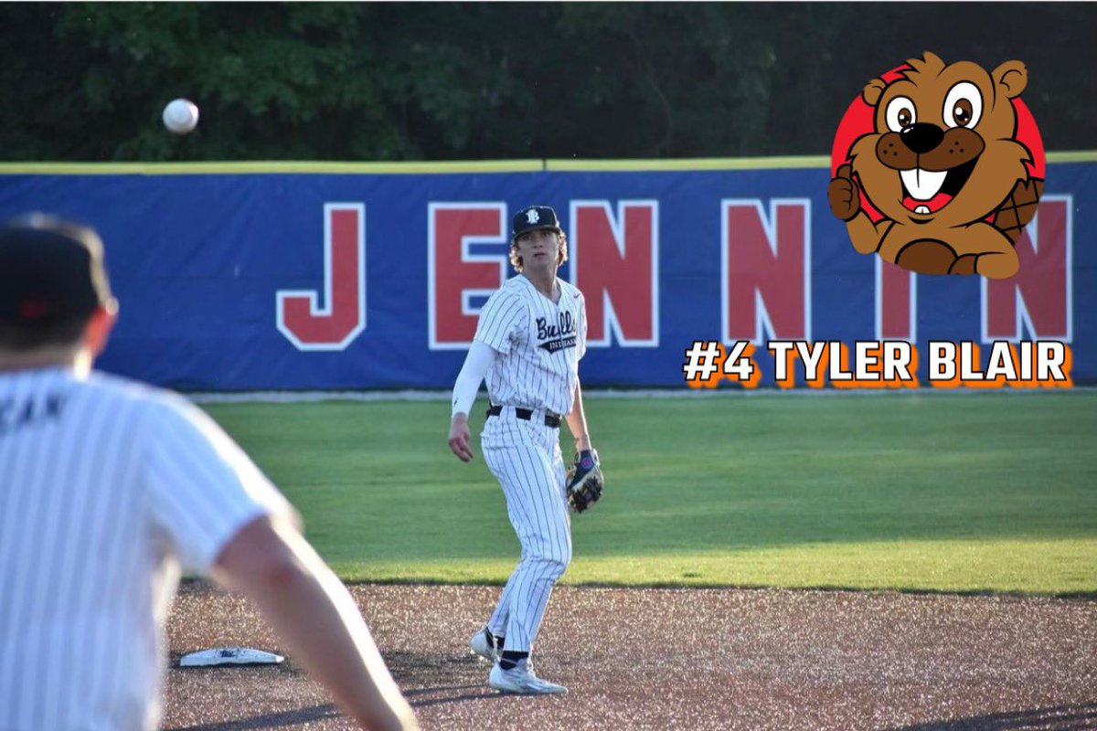 #PlayerProfile

🧢Name: Tyler Blair

🏟️Position: INF

#️⃣: 4

🎓HS: Munster

🏫College: Findlay University 🟠⚫️

🦇Bats: R

⚾️Baseball Skills: A lot

Welcome to #BeaversBaseball, <a href="/tyler_blair9/">Tyler Blair</a>. Let’s get it. 🦫⚾️