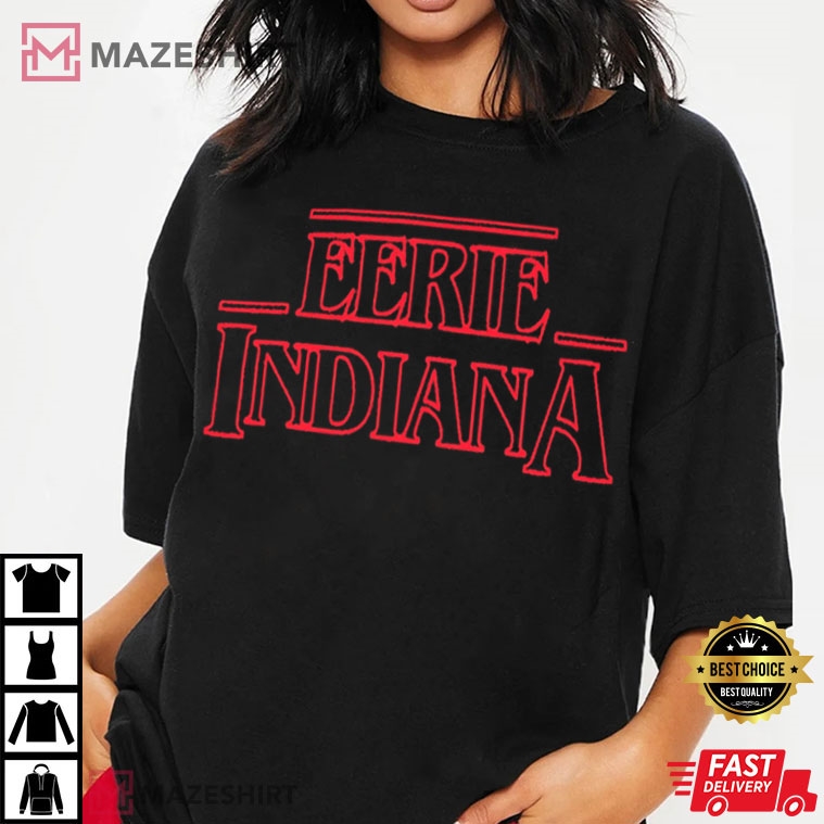 Eerie, Indiana Eerie Things T-Shirt #EerieIndiana #strangerthings #mazeshirt mazeshirt.com/product/eerie-…