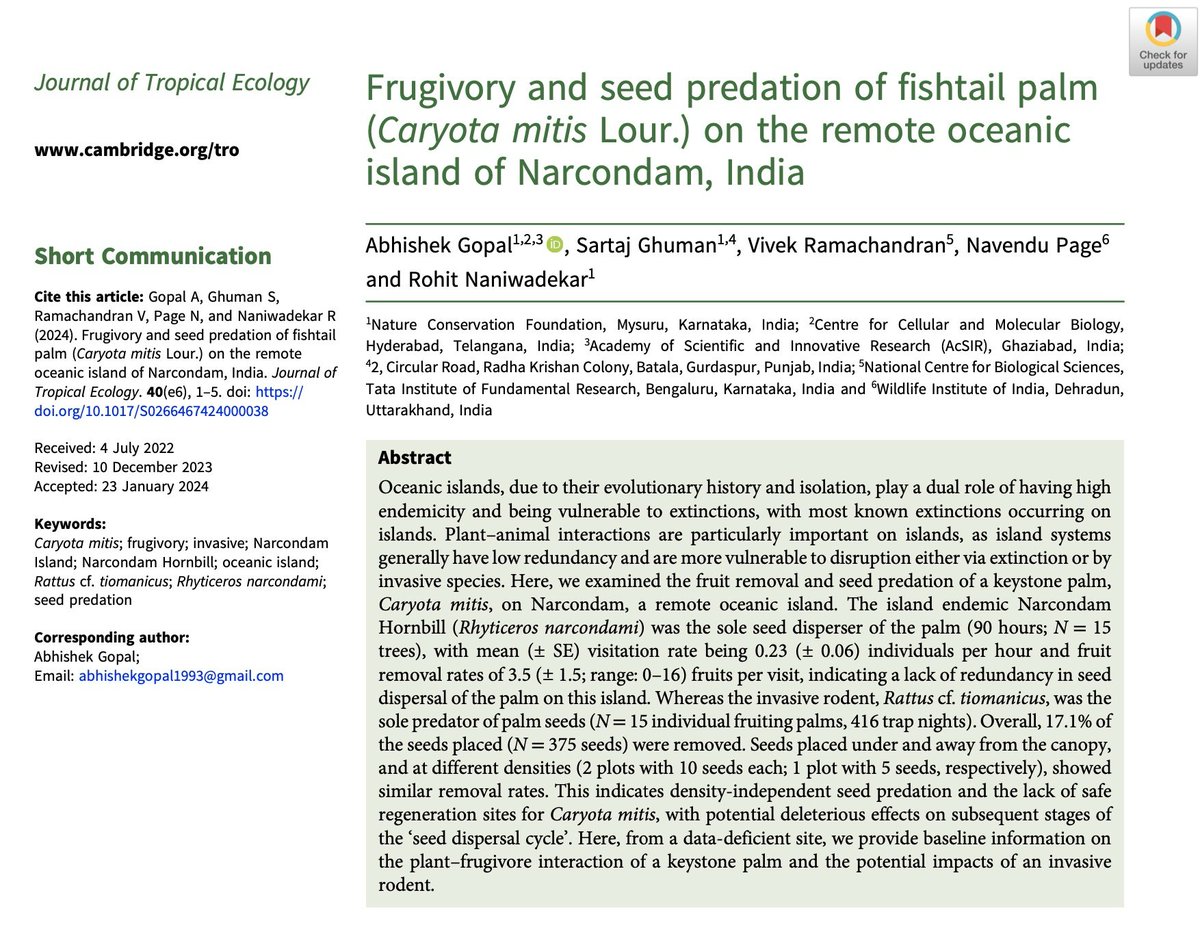 MSc Wildlife tweet media
