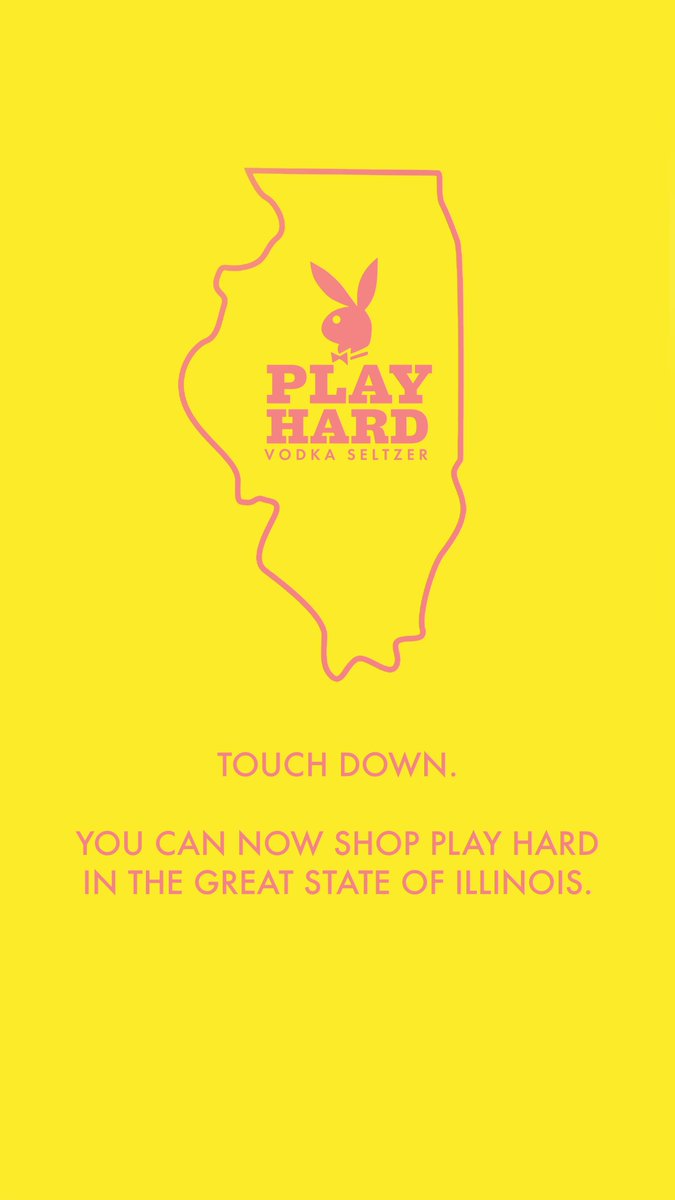 PLAY HARD — Now available in Illinois. PLAYHARDSELTZER.com