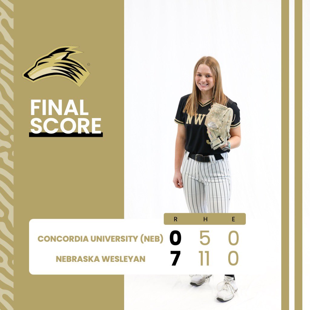 Swept 'em away! The P-wolves dominates once again. 🧹💪

Pwolf shout out to senior Elise Warneke and Freshman Eva Fahrnbruch. Both these young ladies took charge in the circle today!  🥎

<a href="/NWUSports/">Nebraska Wesleyan University Athletics</a> 

#pwolfnation #yipyip