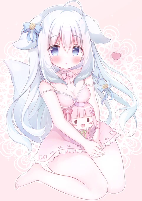 #ホワイトデーは銀髪白髪を愛でる日 シャロちゃん 