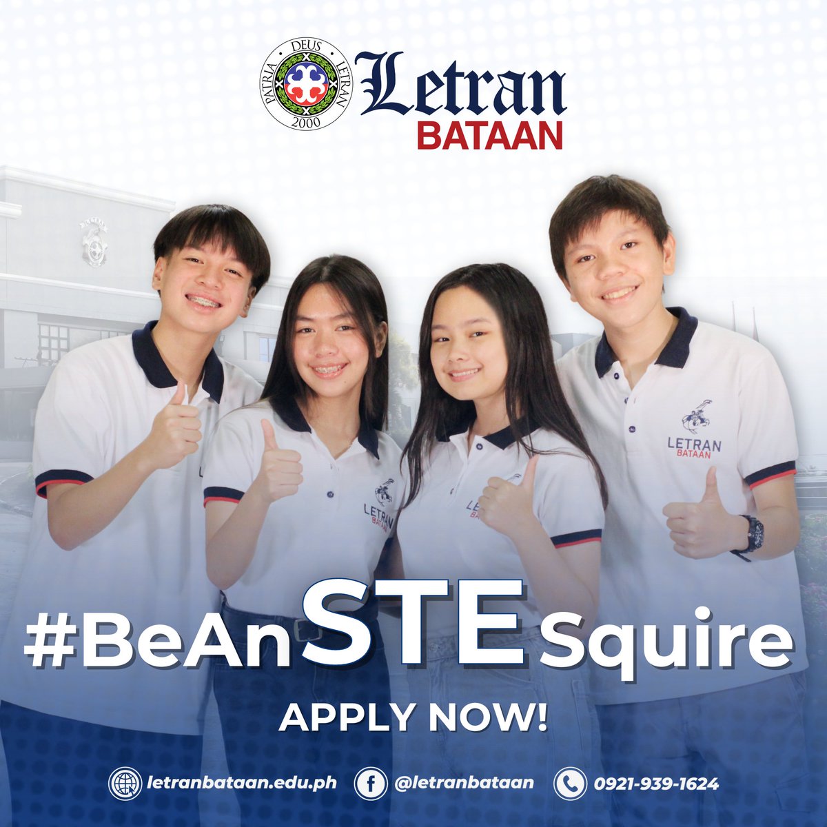 The application for the Science, Technology, and Engineering Program in Grade 7 is ongoing! Please be guided by the comprehensive FAQ guide to the Science, Technology, and Engineering Program linked below: bit.ly/STEProgram2024 Arriba, future STE Squires! Arriba!