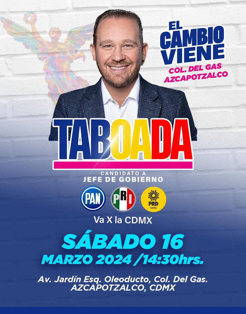alxmndz's tweet photo. ¡Nos vemos este fin de semana con @STaboadaMx ! 💙👏🏼 
Les dejo la ubicación, son dos recorridos distintos. 🙌🏼🥇

📍Recorrido en Tianguis del Rosario, 13hrs: https://t.co/Du03jupJsP

📍Recorrido en Col. Del Gas. 14:30hrs: https://t.co/NctKJToCAz https://t.co/RFycaDQDn4