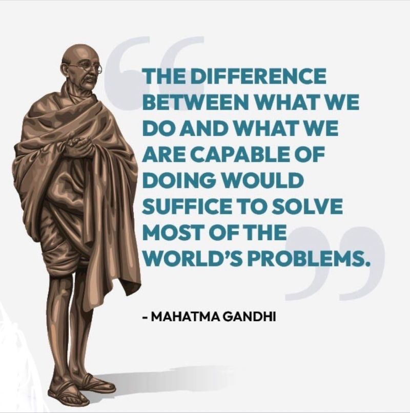 FaizRedmi23776's tweet image. #mahatmagandhi #worldproblem