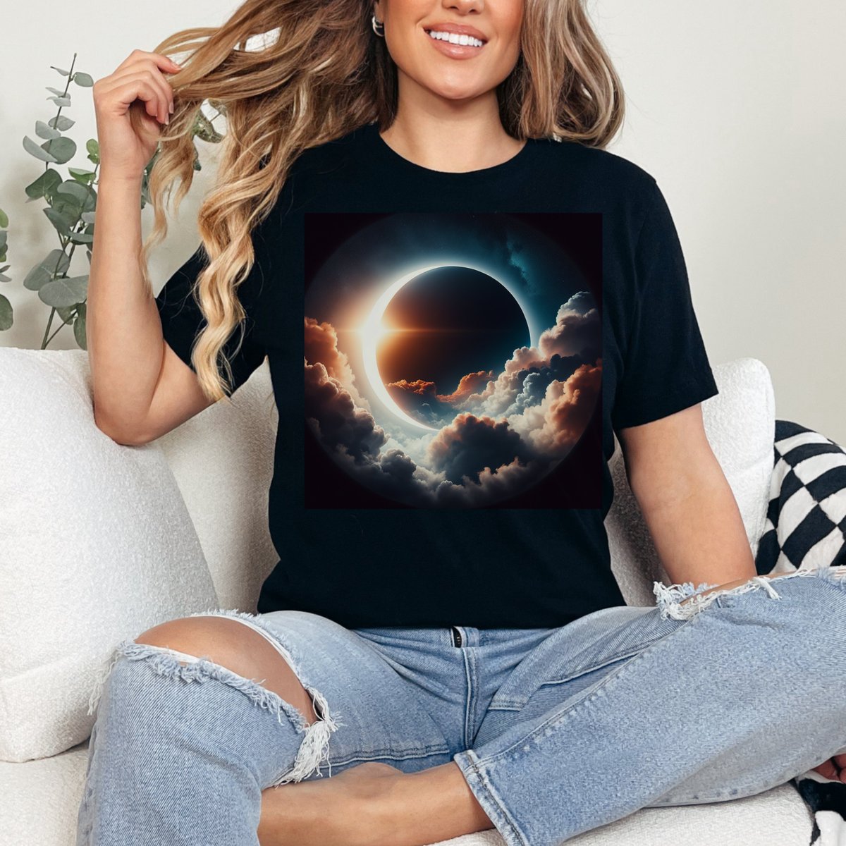 Total Eclipse T-shirt, Streetwear Inspired Shirt, Astronomy Tshirt, Celestial Tee, Eclipse Collectible T Shirt Gift for Astronomer etsy.me/49OB1rd #astronomyapparel #celestialshirt #cosmictshirt #eclipsecollectible #eclipseenthusiast #eclipseeventwear #eclipsesouvenir
