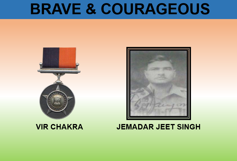 14 March 1948 Jammu & Kashmir Jemadar J Singh was in command of the forward platoon of his company, which had been ordered to capture a strong enemy position. He led his platoon and inflicted heavy casualties on the enemy. Awarded #VirChakra #IndianArmy