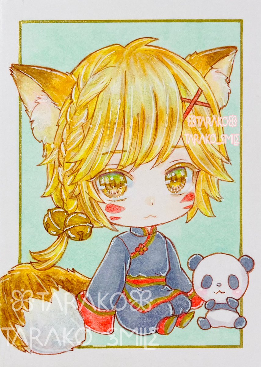 solo looking at viewer short hair shirt 1boy animal ears jewelry  illustration images