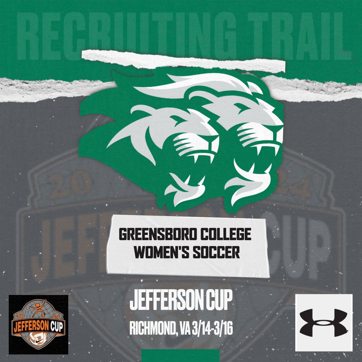 Back on the recruiting trail this weekend in Richmond at Jeff Cup searching for future members of our family! PSA's please let us know your schedules. Excited for a great combine and a great weekend of soccer! @GC_Pride #weareonepride