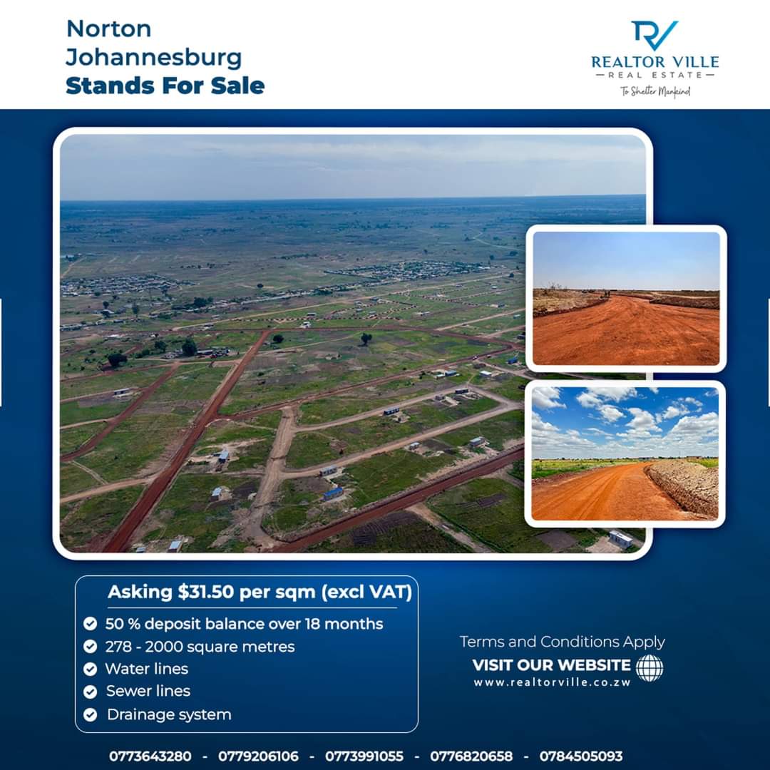 RealtorvilleC's tweet photo. Borrowdale &amp; Norton Stands for sale. Kindly DM for inquiry. https://t.co/TyFkty0Uwf