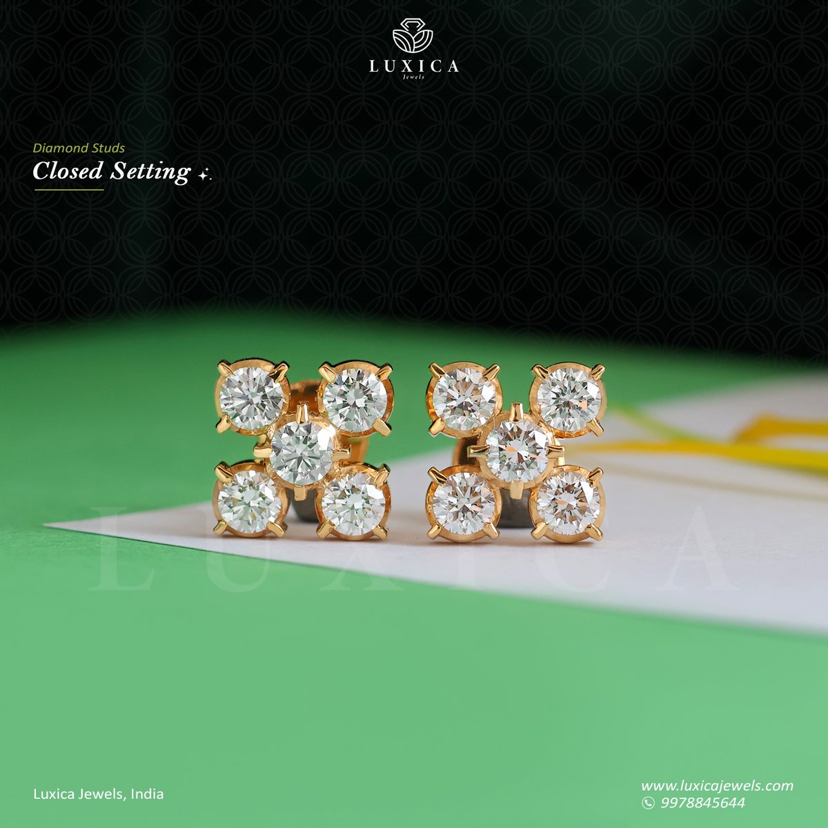 LuxicaJewels's tweet image. Lab created closed set diamond studs where each facet sparkles with a commitment to timeless beauty and sustainable glamour.

For inquiries:
Visit. : luxicajewels.com
☟☟ WhatsApp Below ☟☟
wa.me/919978845644

#labcreated #closedset #diamondstuds #studsearrings