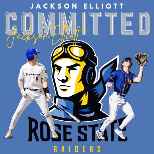 I’m excited to announce that I’m continuing my athletic and academic career at Rose State College. I’d like to thank God, my family, and all of the coaches that I’ve had along the way. Thank you Coach Butts and Coach Fairbanks for the opportunity. #raiderup