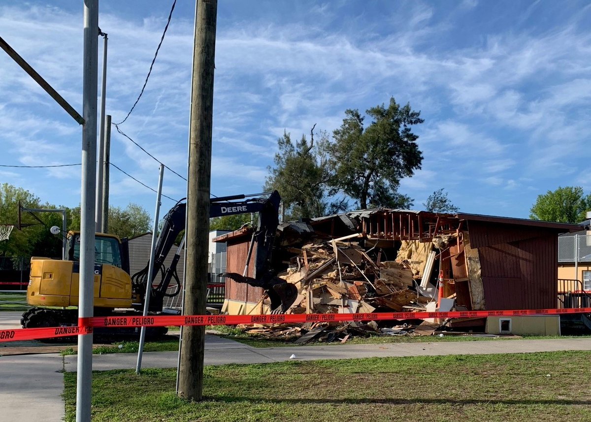 🚧 Work in progress 🚧
Our crew is tackling the demolition of this structure on a project for Florida Department of Juvenile Justice. We're making way for new spaces that will soon come to life. #triasconstruction #demolitionday