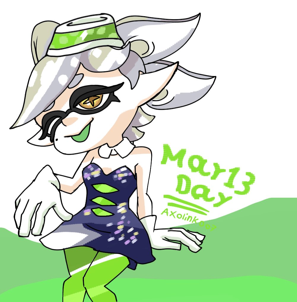 Axolink007's tweet photo. Feliz días socia 
#Splatoon3 #Mar13Day https://t.co/QsZOErfpim