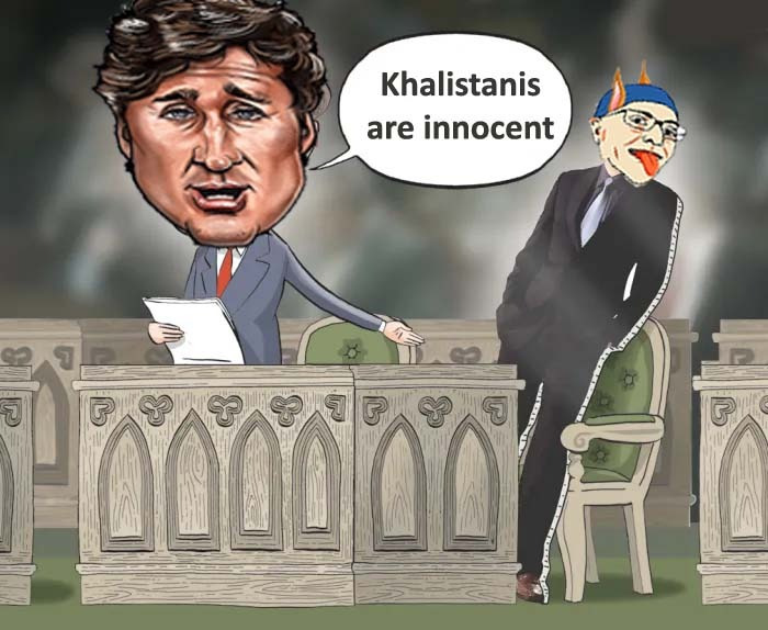 brarharryy's tweet photo. 🤯 Can't believe Trudeau's playing devil's advocate for #KhalistanisTerrorists! 😡 Shame on him for giving legitimacy to such extremist ideologies. 🚫 We need leaders who stand firm against violence and division, not ones who entertain dangerous rhetoric. #TrudeauFail https://t.co/CAicAkqOgF