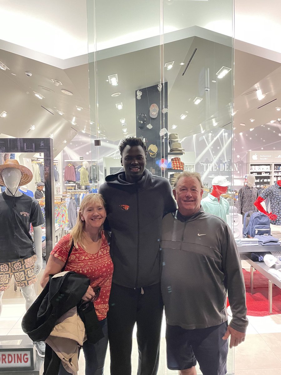 Seeing alumni is why we do what we do. One of my favorites, Chol Marial⁩.