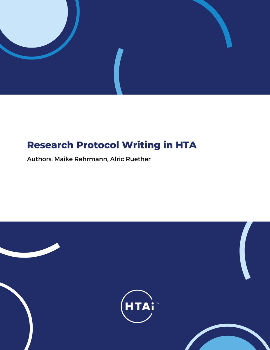 Are you looking for guidance on research protocol? Or are you interested in refining your research protocol writing skills?

Good news! The HTAi Newcomer's Guide to HTA has a collection just for you!

Check out Research Protocol Writing in HTA ➡️ htai.org/newcomers-guid…

 #HTA