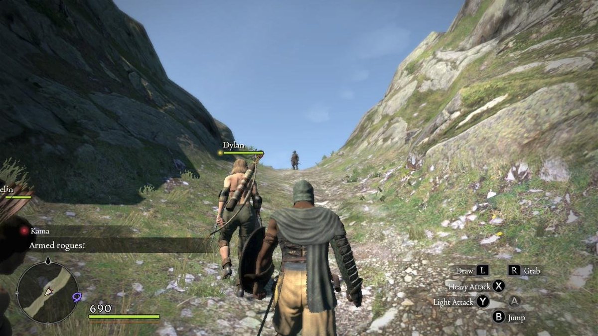 ShitpostRock's tweet photo. filtered asmongold
filtered forsen
filtered redditors 
filtered numerous others 
did not filter DSP

Really hope the hilltop bandits make a return in Dragons Dogma 2 https://t.co/TOOkZqxbRn