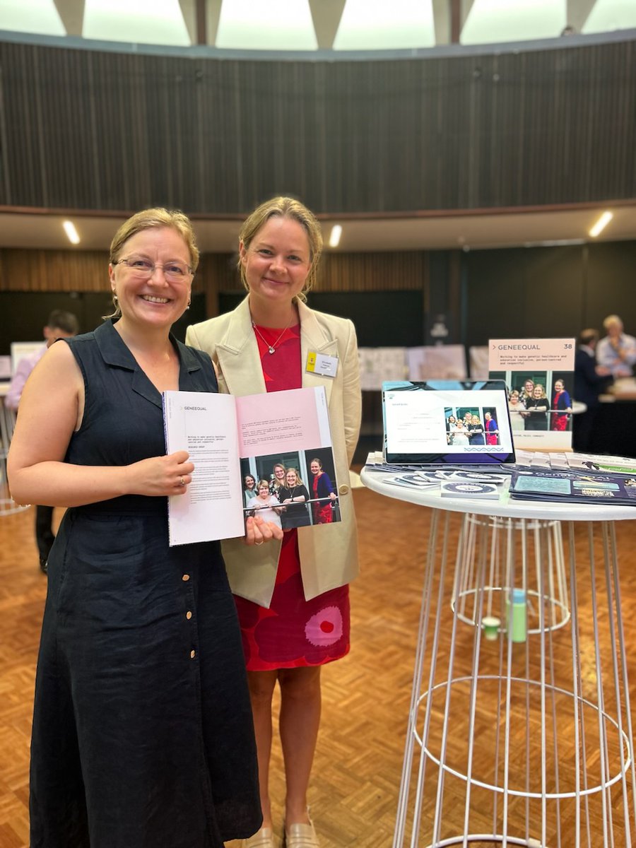 Very honoured to present our @GeneEQUAL research program at the UNSW Future Health Expo, an event showcasing UNSW research revolutionising health care and medical science. And that is what we do in @GeneEQUAL @emmagenetics @DisabilityUNSW @SelfAdvocacySyd @CIDvoice