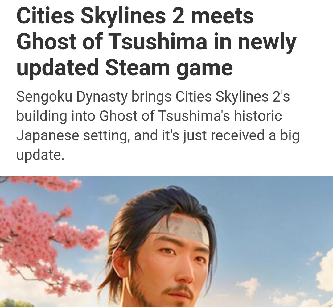 *Seeing a Japanese person*

This is very much like Ghost of Tsushima