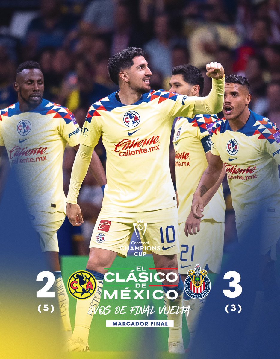 Marcador final 🦅

#ElClásicoDeMéxico